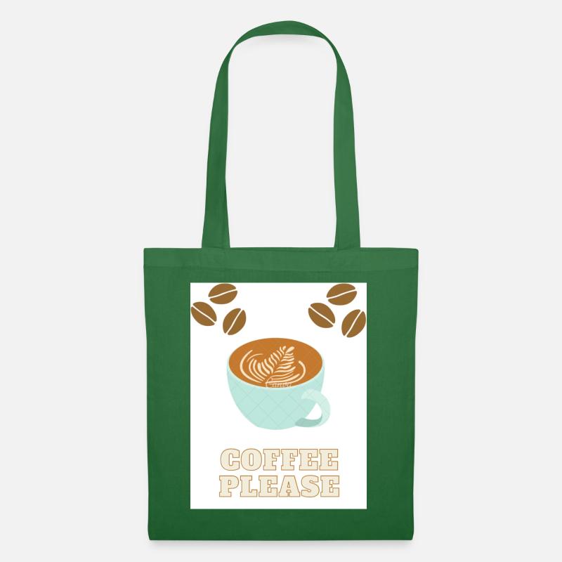 Coffee Please - Stoffbeutel - Fichte