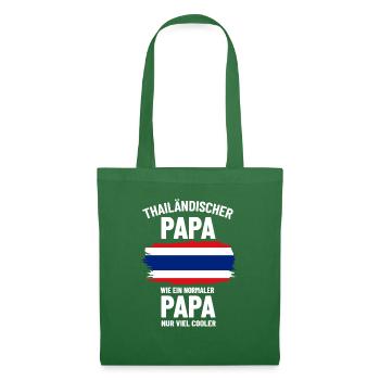 Thailändischer Papa wie normaler Papa nur cooler - Stoffbeutel - Fichte - Vorne