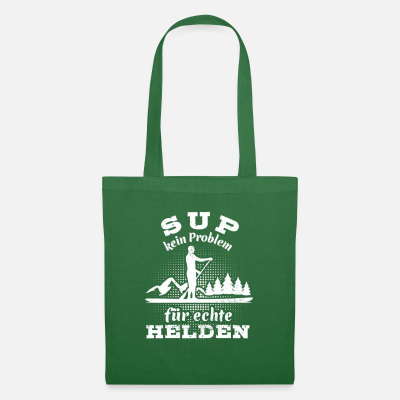 SUP kein Problem für echte Helden - Stoffbeutel - Fichte