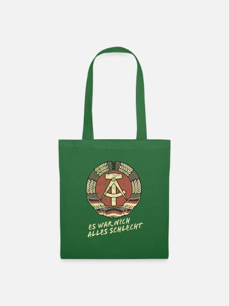 DDR Wappen, Es war nich alles schlecht, Ostalgie - Stoffbeutel - Fichte