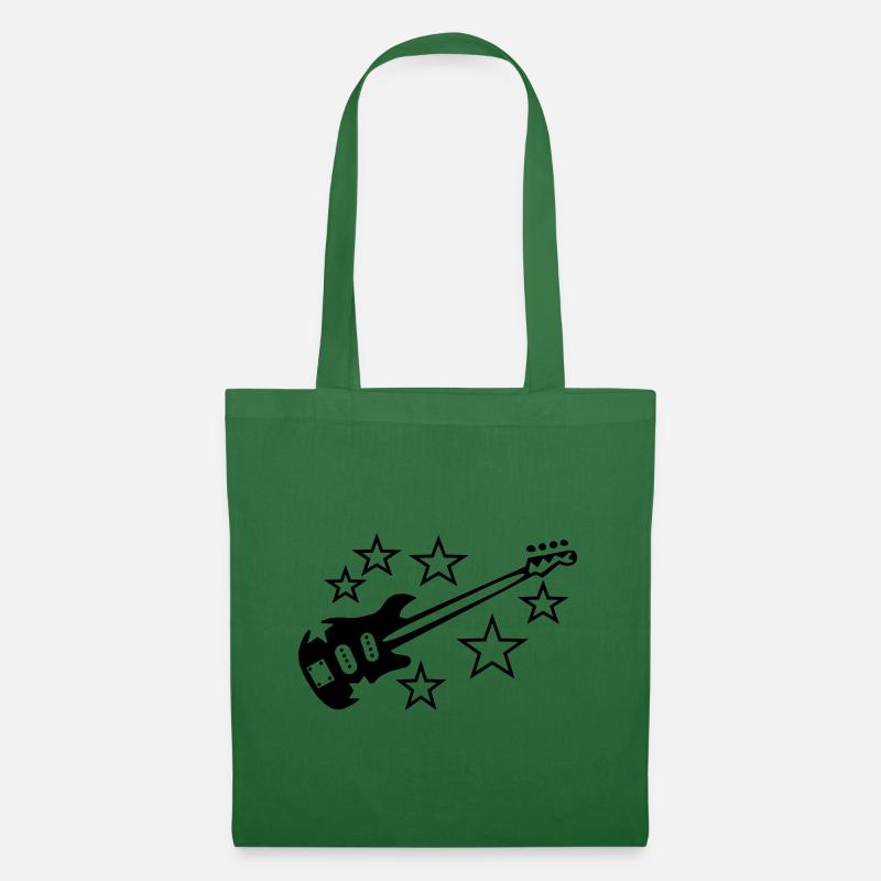 Bass E Bass Musiker einfarbig - Stoffbeutel - Fichte