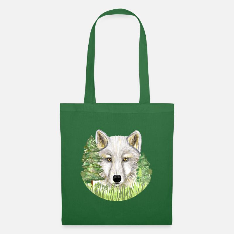 Wolf - Tote Bag - evergreen
