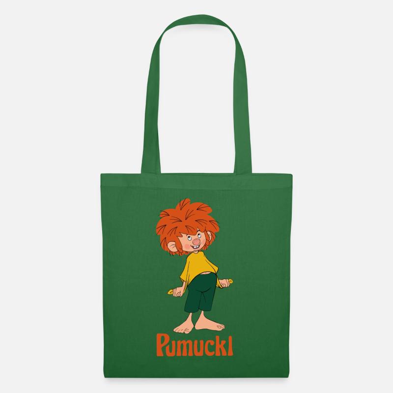 Pumuckl Mit Frecher Pose Und Verschmitztem Lächeln - Stoffbeutel - Fichte