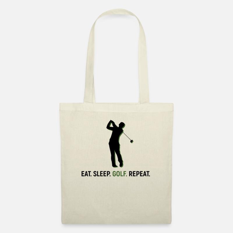 Golf Golfing Golfen Golfball Golfer - Stoffbeutel - Natur
