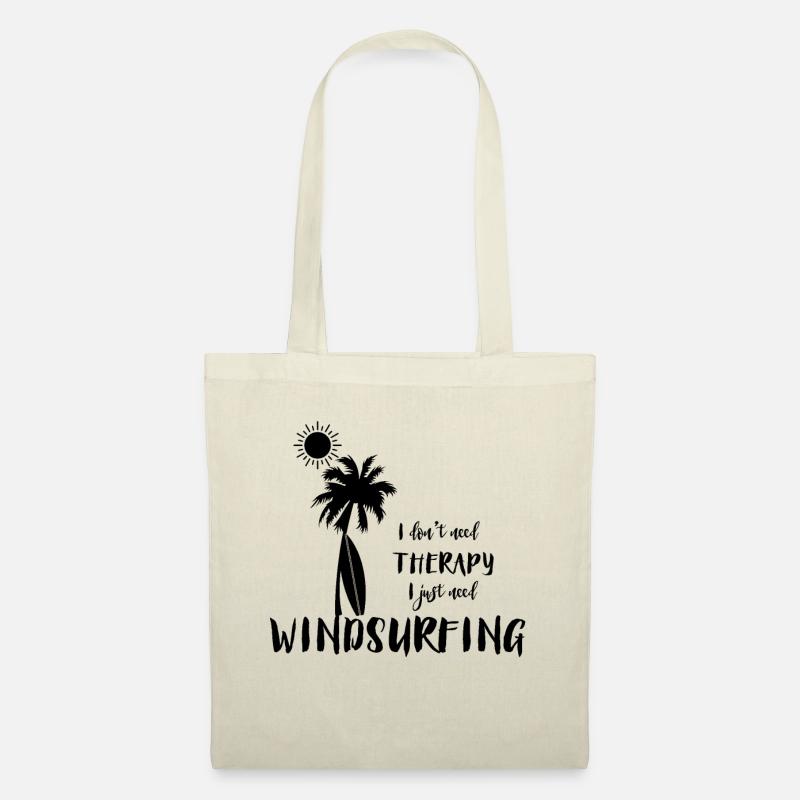 Windsurfer Windsurf Windsurfing Windsurfen Surfen - Stoffbeutel - Natur