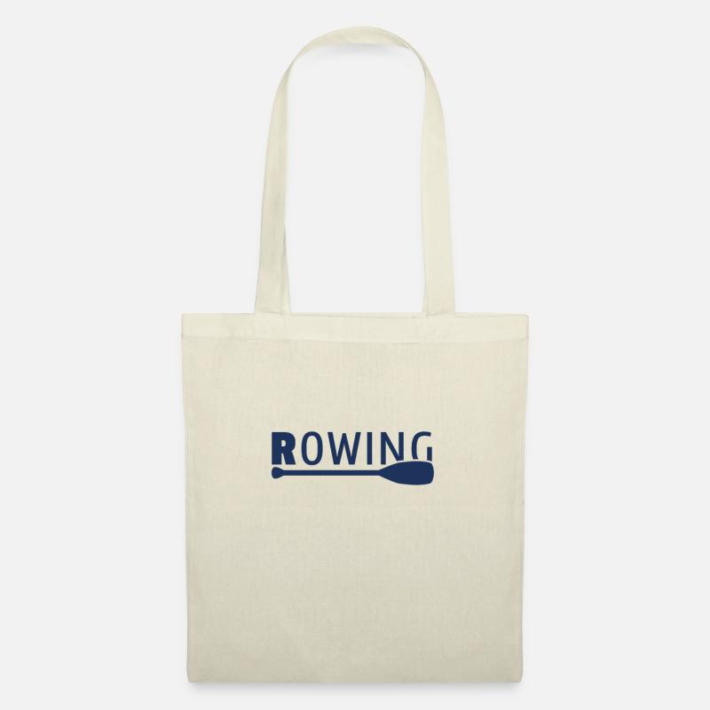 Rudern Ruderboot Ruderer Rowing Rudersport - Stoffbeutel - Natur