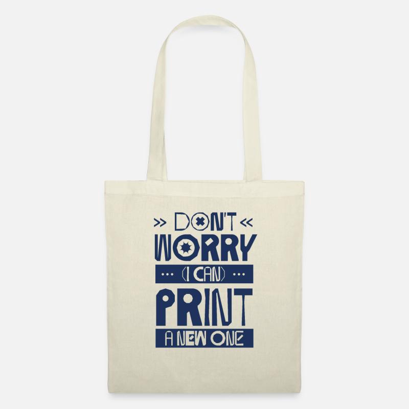 Imprimeur 3D Impression 3D - Sac en tissu - nature