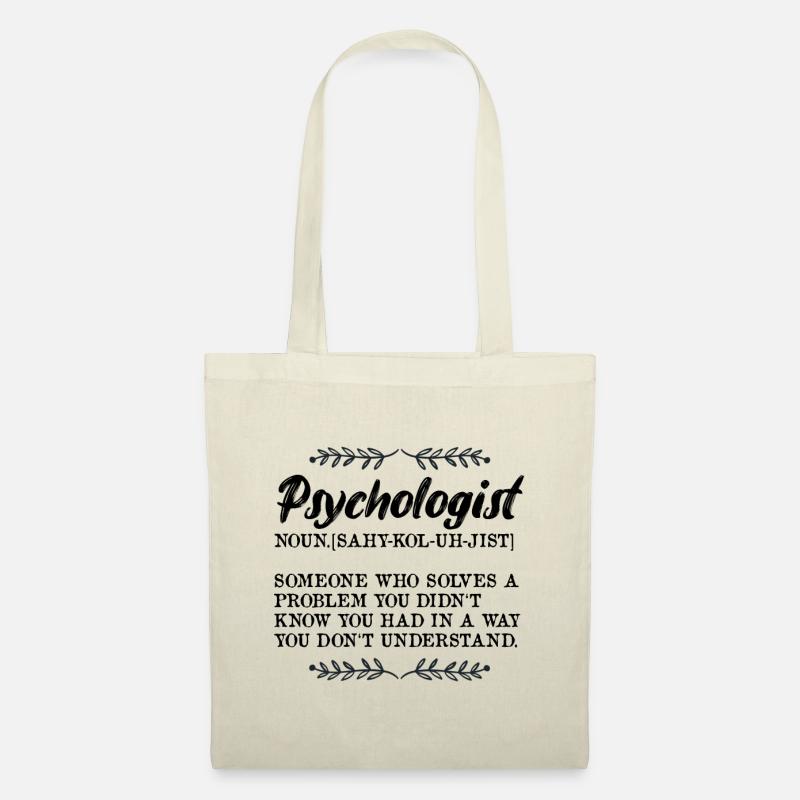 Psychologe - Lexikon - Stoffbeutel - Natur
