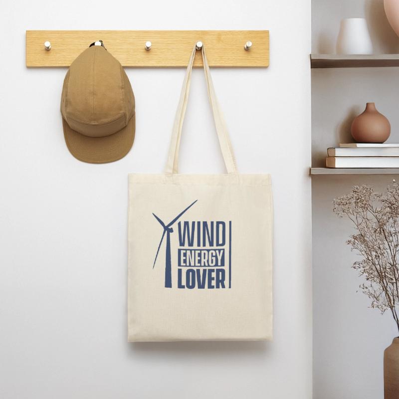 Éolienne énergie éolienne énergie éolienne éolienne éolienne Sac en tissu