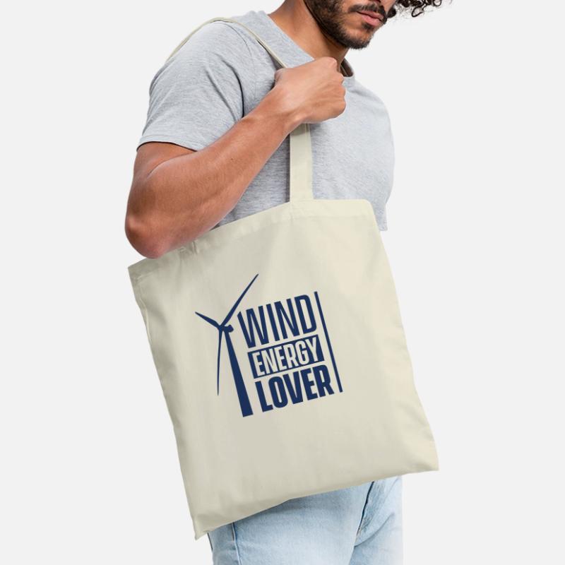 Éolienne énergie éolienne énergie éolienne éolienne éolienne Sac en tissu