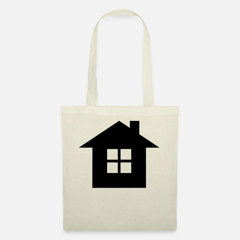 icône de la maison - Sac en tissu - nature