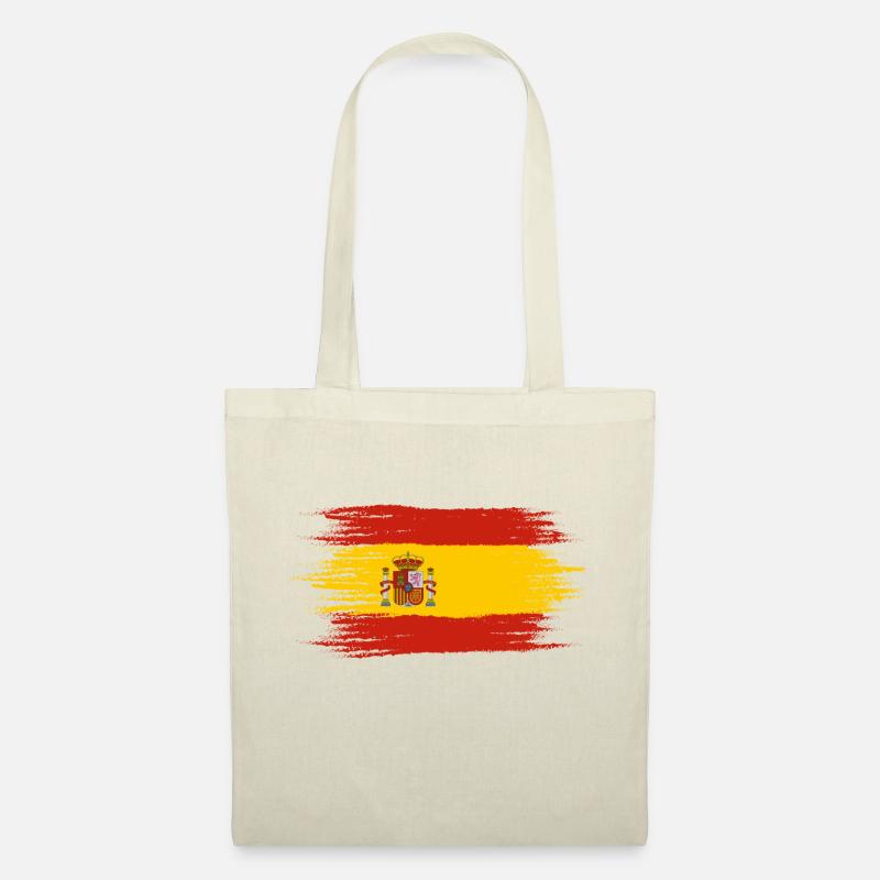 Drapeau de l’Espagne - Sac en tissu - nature