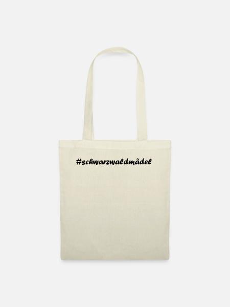 #schwarzwaldmädel Schwarzwald Bollenhut Hashtag - Stoffbeutel - Natur
