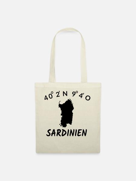 Sardinien Urlaub Sardegna Italien Geschenk Idee - Stoffbeutel - Natur