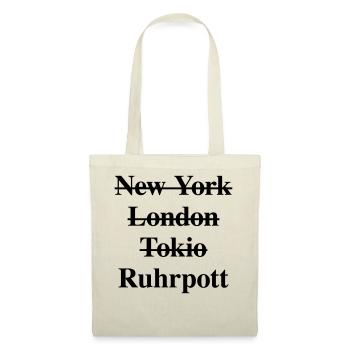 New York London Tokio - Ruhrpott - Stoffbeutel - Natur - Vorne