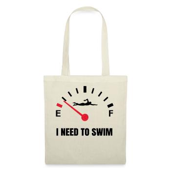 Schwimmer Schwimmen Schwimmsport Idee - Stoffbeutel - Natur - Vorne