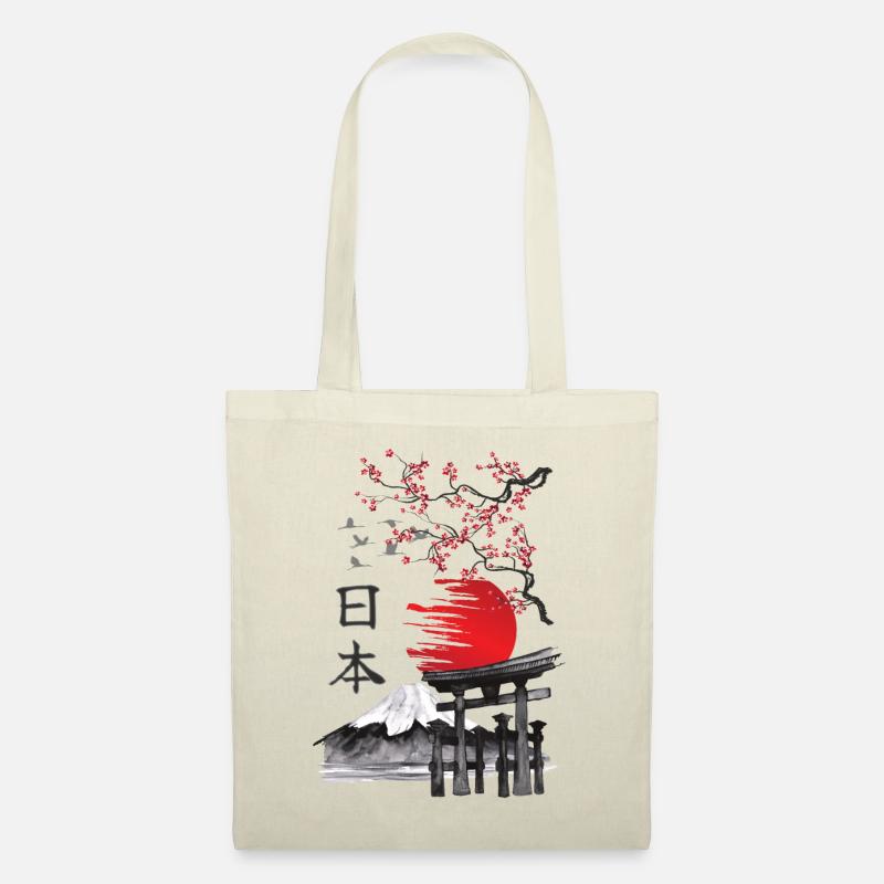 Japan Vintage japanisch - Stoffbeutel - Natur