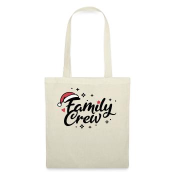 Family Crew Weihnachten - Stoffbeutel - Natur - Vorne