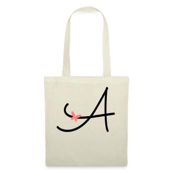 Letter A Initial Letter Butterfly - Tote Bag - nature - Front