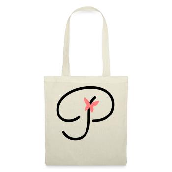 Letter P Butterfly Letter - Tote Bag - nature - Front