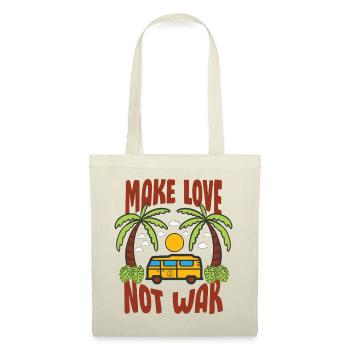 Make Love Not War Flower Power Hippie - Tote Bag - nature - Front