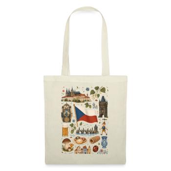 Czech Republic | Prague, Beer & Bohemia - Tote Bag - nature - Front