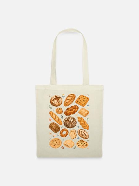 Brotvielfalt | Bäckerei & Sauerteig - Stoffbeutel - Natur