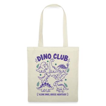 Dino Club – Kleine Dinos, große Abenteuer - Stoffbeutel - Natur - Vorne