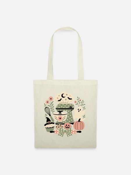 Halloween Backen - Stoffbeutel - Natur