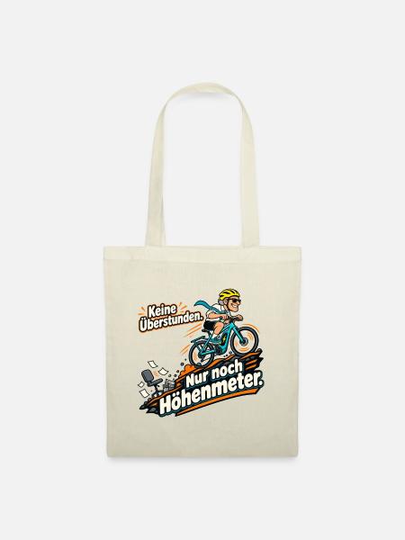 Rentner Fahrrad Ruhestand Spruch - Stoffbeutel - Natur