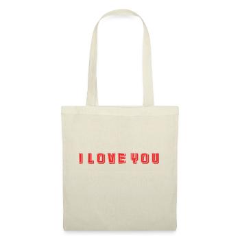 ICH HABE GERADE GEHEIRATET. Junggesellinnenabschied. VALENTINSTAG. PAAR. LIEBE - Stoffbeutel - Natur - Vorne