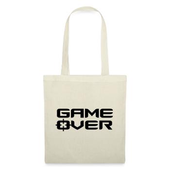 GameOver - BLACK - PrintShirt.at - Tote Bag - nature - Front