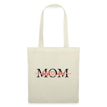 Best Mom ever - Stoffbeutel - Natur - Vorne