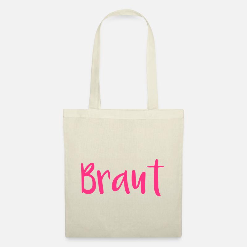Braut - Stoffbeutel - Natur