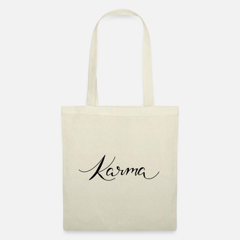 Karma Lettering - Tote Bag - nature