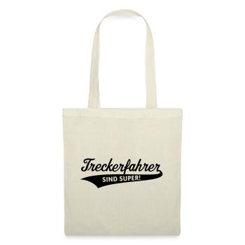 Treckerfahrer – Sind Super! (Trecker / B) - Stoffbeutel - Natur - Vorne