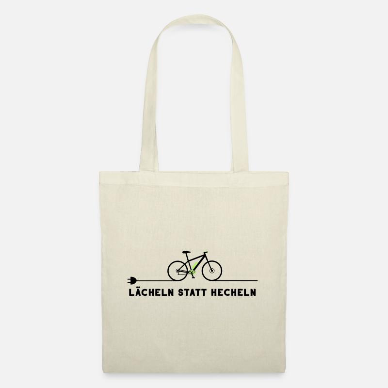 Ebike E-Bike Pedelec Geschenk Fahrrad eMTB - Stoffbeutel - Natur