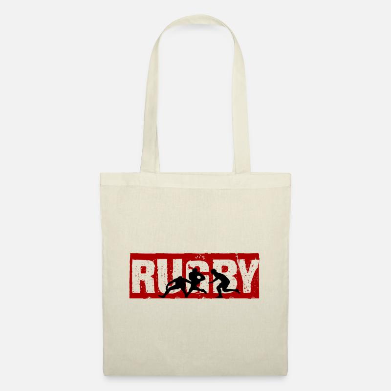 Rugby - Stoffbeutel - Natur