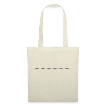 dottet_line_ay1 - Sac en tissu - nature - Devant