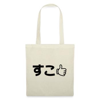 Suko すこ Japanese Like Internet Slang - Tote Bag - nature - Front