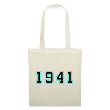 1941 Jahr Geburtstag - Stoffbeutel - Natur - Vorne