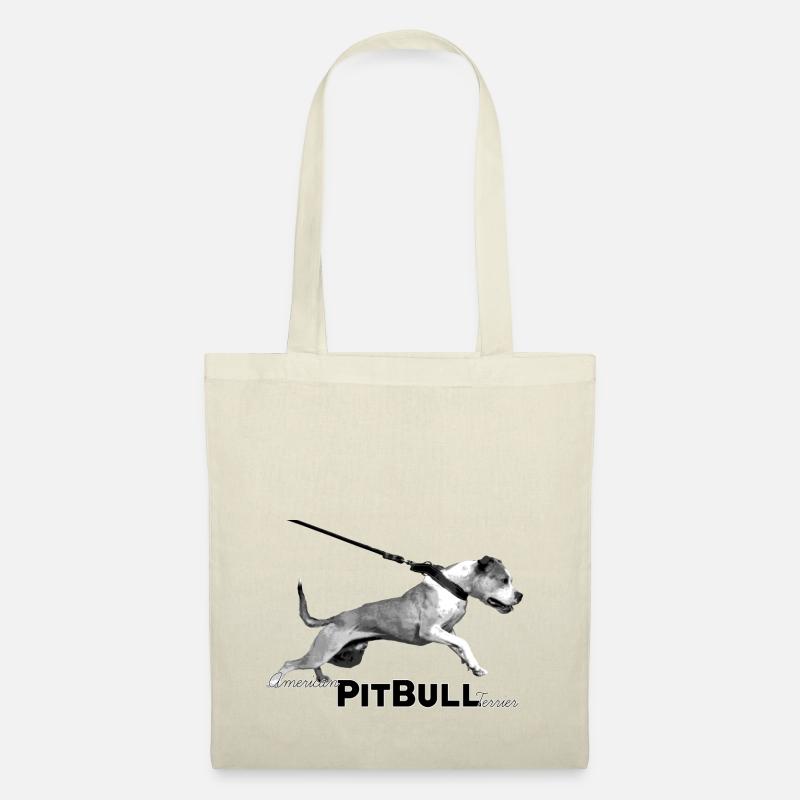American Pitbull Terrier - Stoffbeutel - Natur