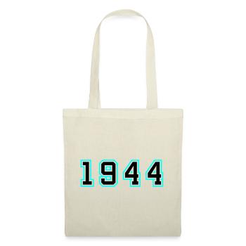 1944 Jahr Geburtstag - Stoffbeutel - Natur - Vorne