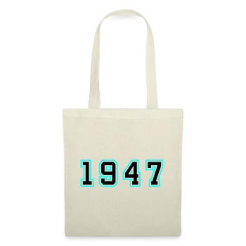 1947 Année Anniversaire - Sac en tissu - nature - Devant