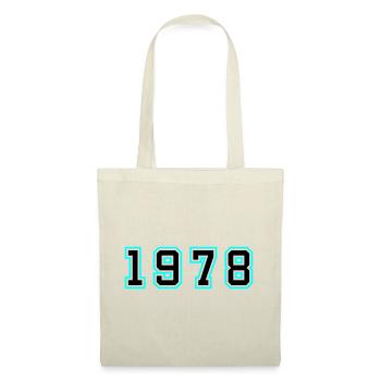 1978 Année Anniversaire - Sac en tissu - nature - Devant