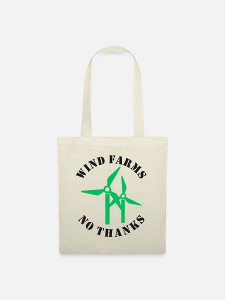 Windparks Nein Danke - Stoffbeutel - Natur