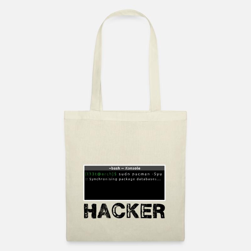 Hacker Linux - Stoffbeutel - Natur