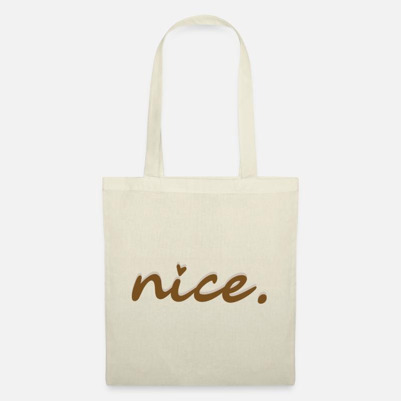 nice (brown with light shadow) - Tote Bag - nature