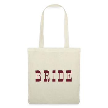 Bride – Burgundy - Tote Bag - nature - Front