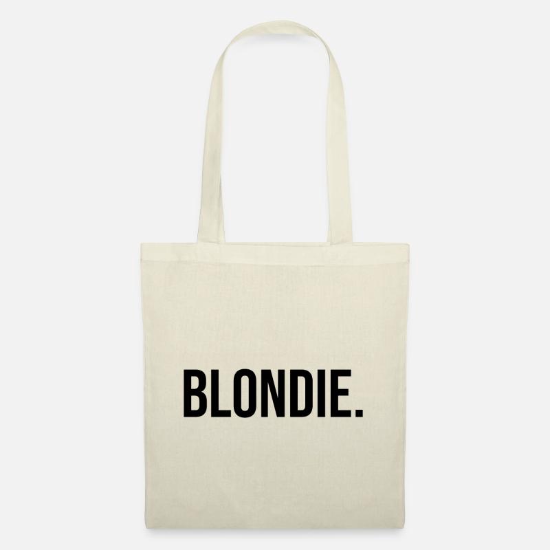 Blondie - blonde - black - Tote Bag - nature